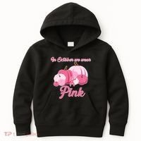 Wear Pin In October Breast Cancer Awareness Autumn Kids Hoodie thumb 0