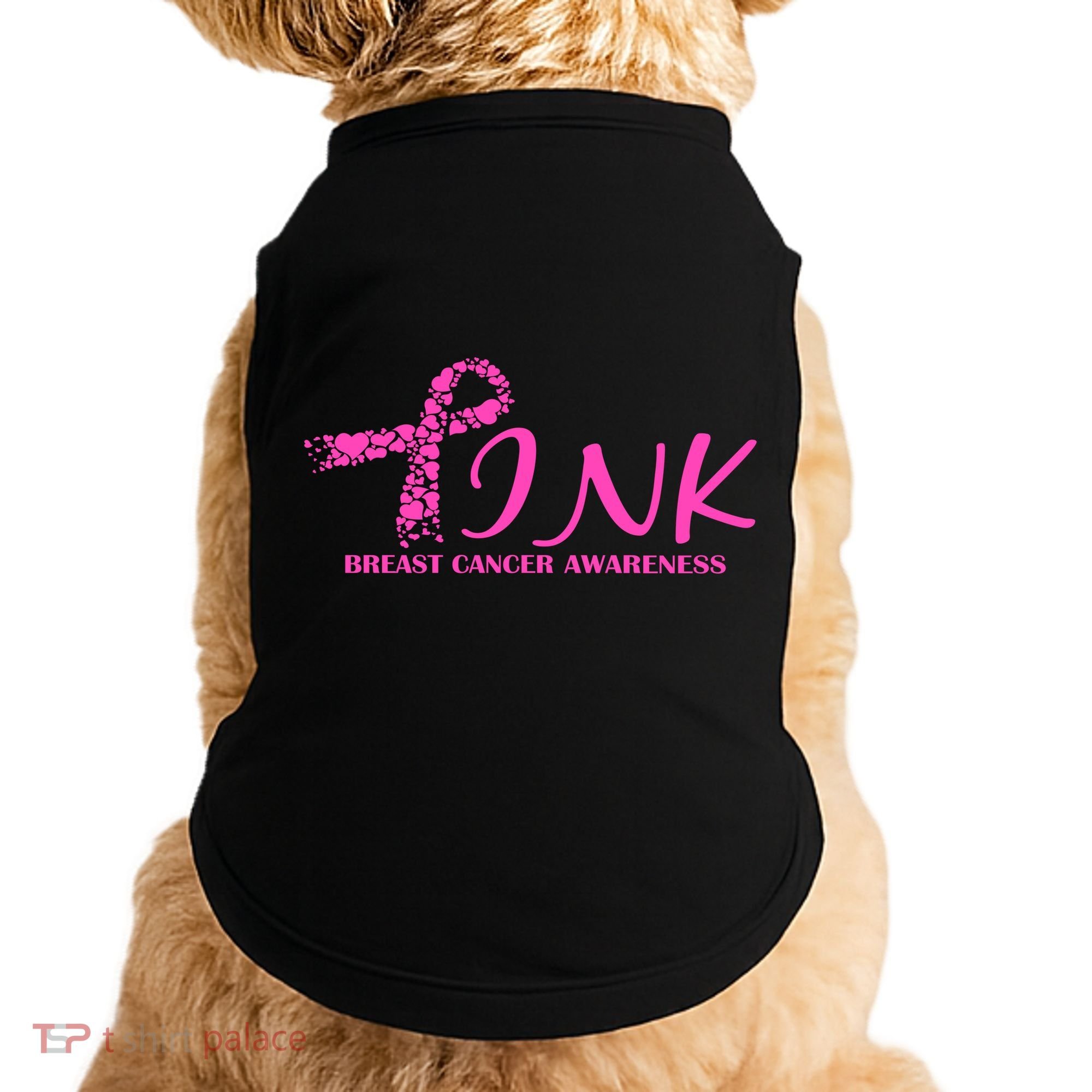 Wear Pink Breast Cancer Awareness Doggie Tank