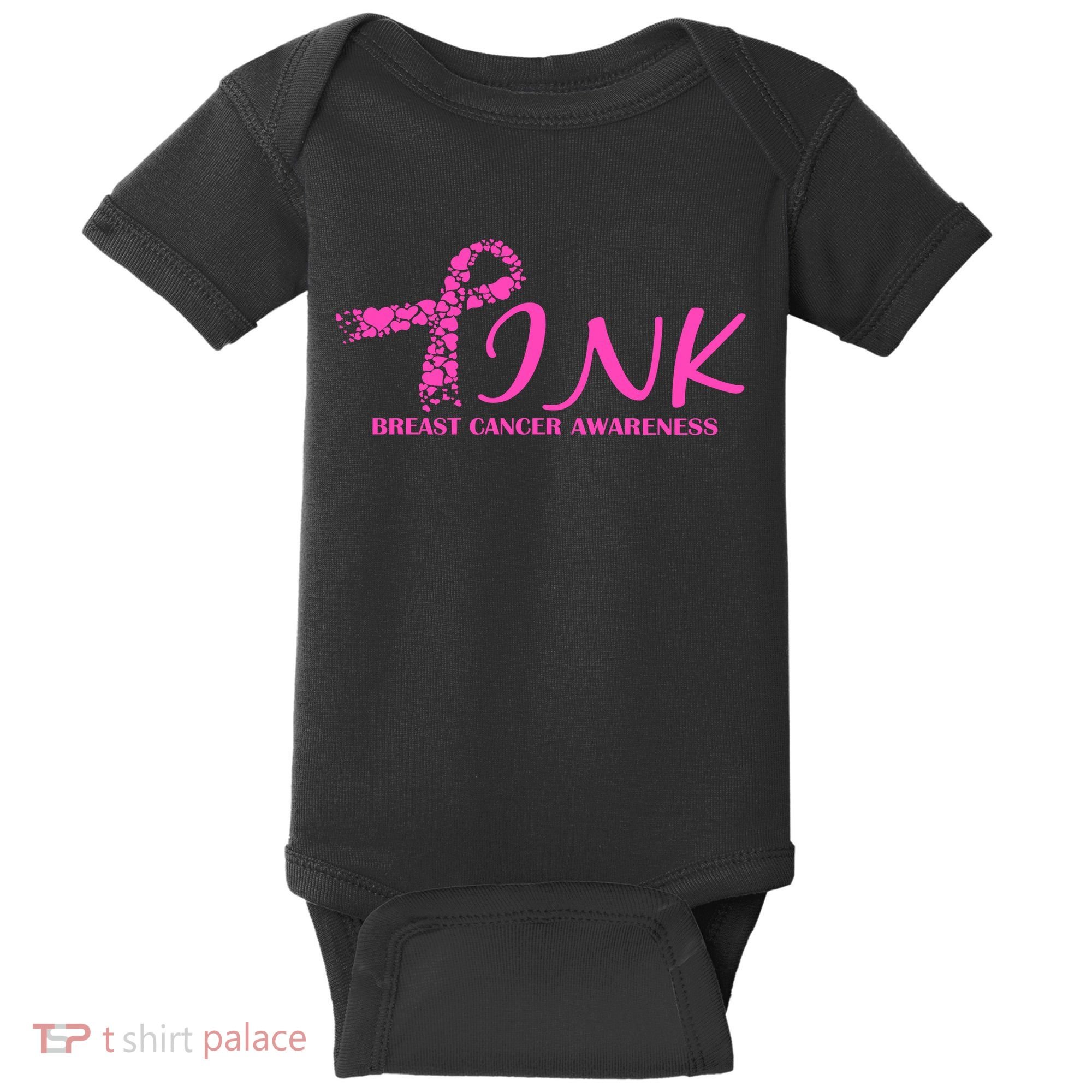 Wear Pink Breast Cancer Awareness Baby Bodysuit