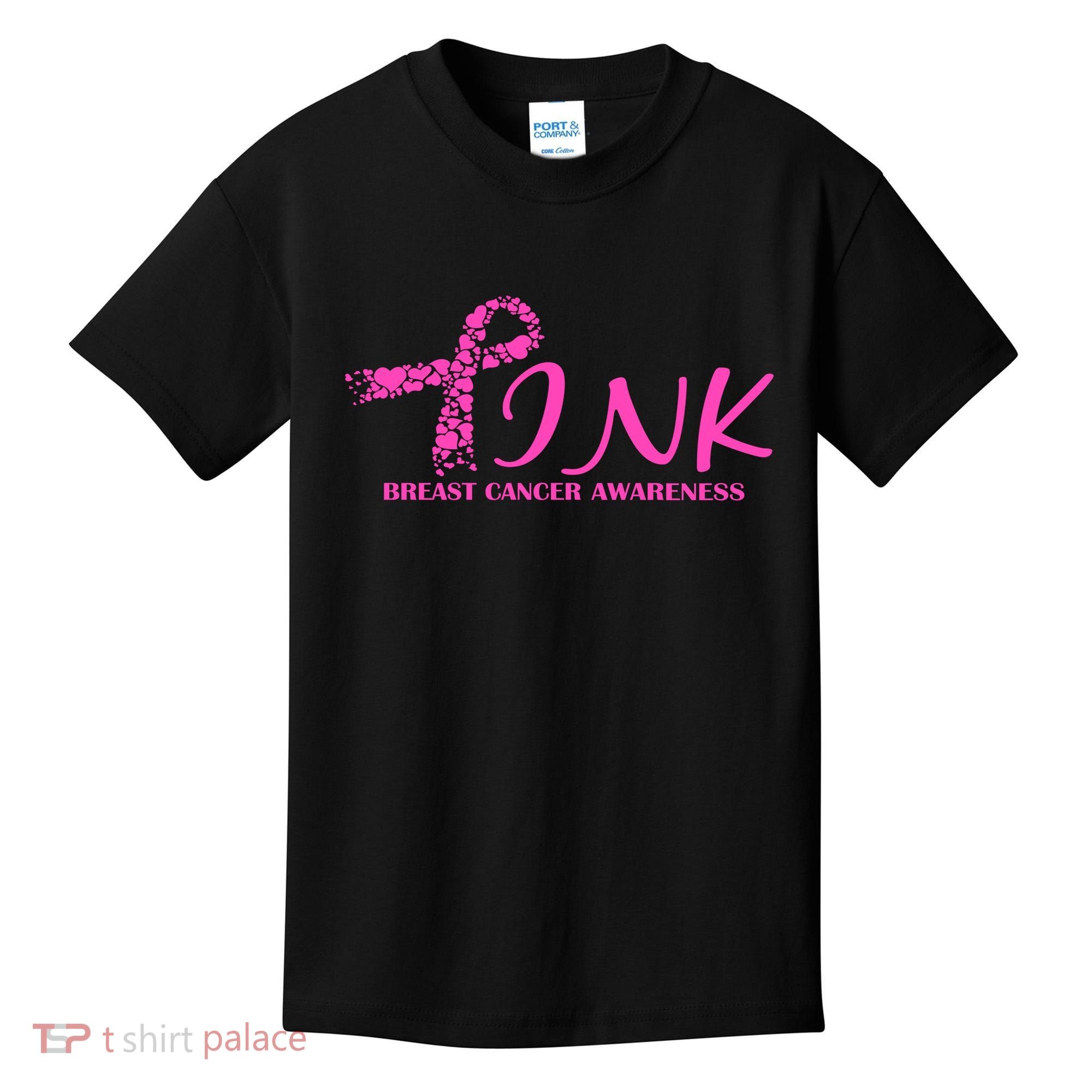 Wear Pink Breast Cancer Awareness Kids T-Shirt
