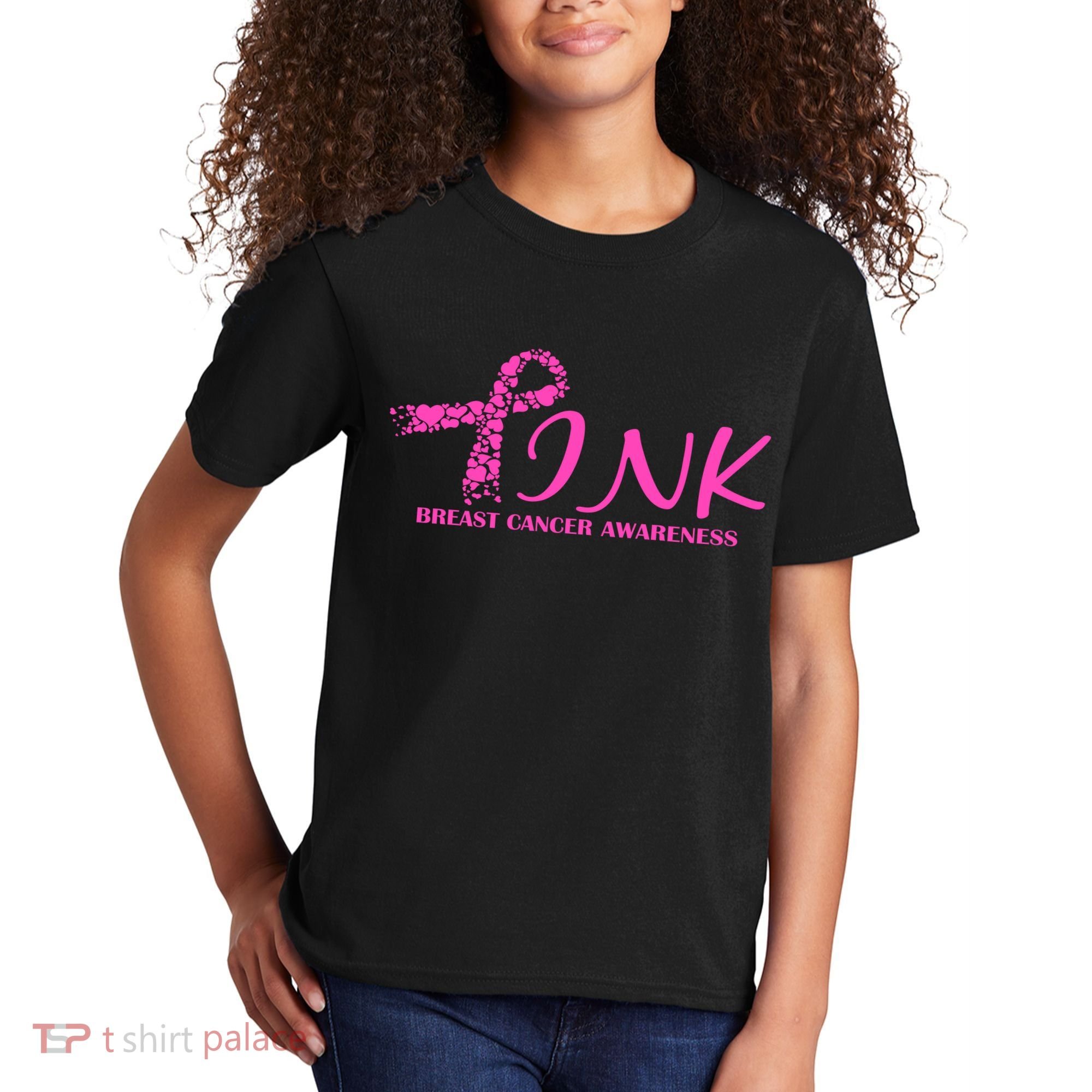 Wear Pink Breast Cancer Awareness Kids T-Shirt
