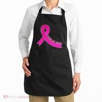 Wear Pink For My Aunt Breast Cancer Awareness Apron thumb 2