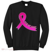 Wear Pink For My Aunt Breast Cancer Awareness Sweatshirt thumb 0