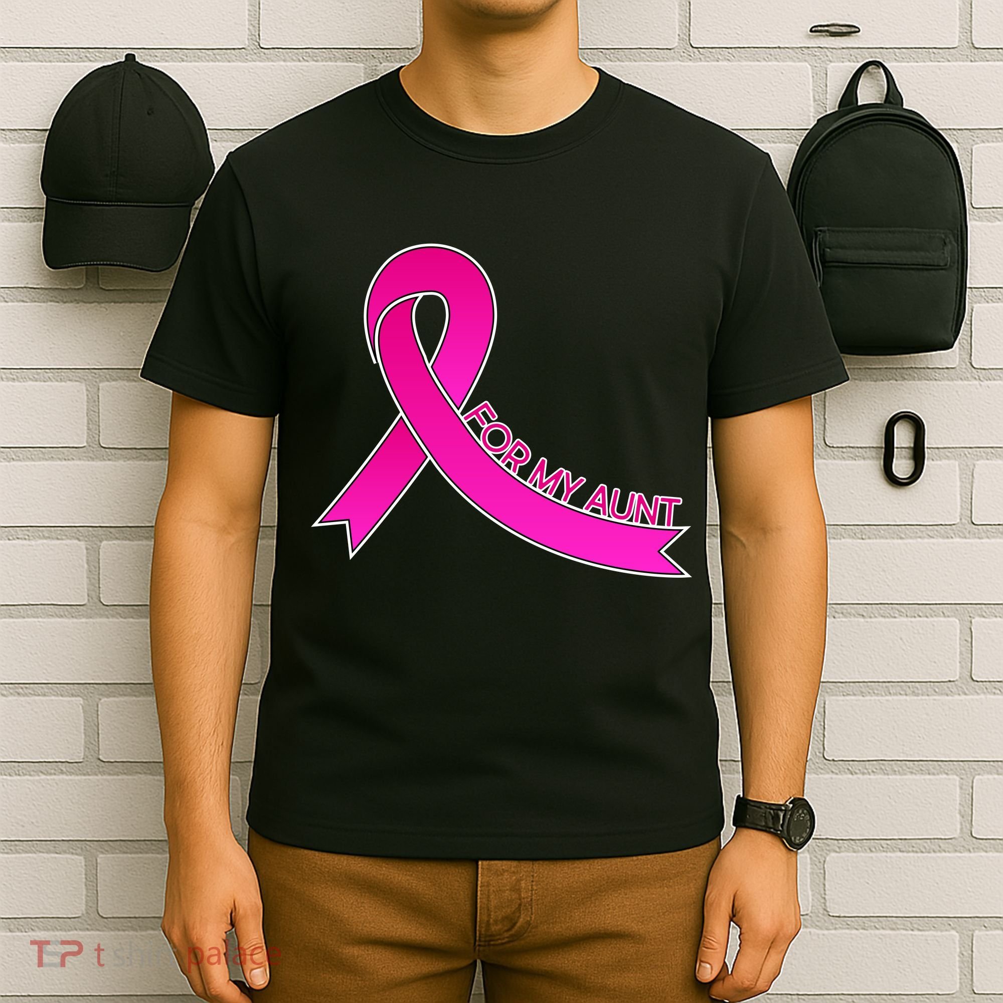 Wear Pink For My Aunt Breast Cancer Awareness T-Shirt