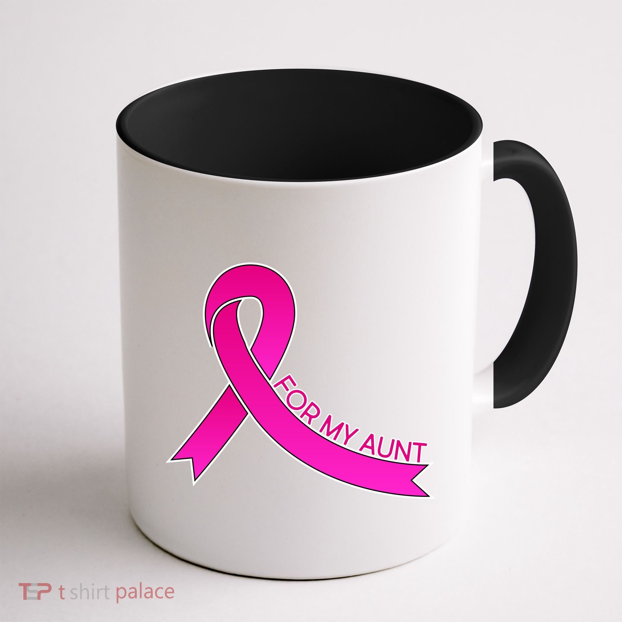 Wear Pink For My Aunt Breast Cancer Awareness Coffee Mug