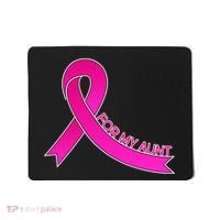 Wear Pink For My Aunt Breast Cancer Awareness Mousepad thumb 0