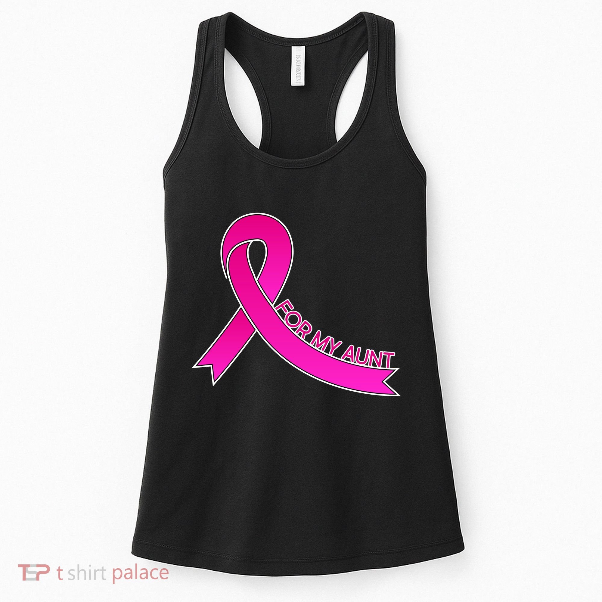 Wear Pink For My Aunt Breast Cancer Awareness Women's Tank Top