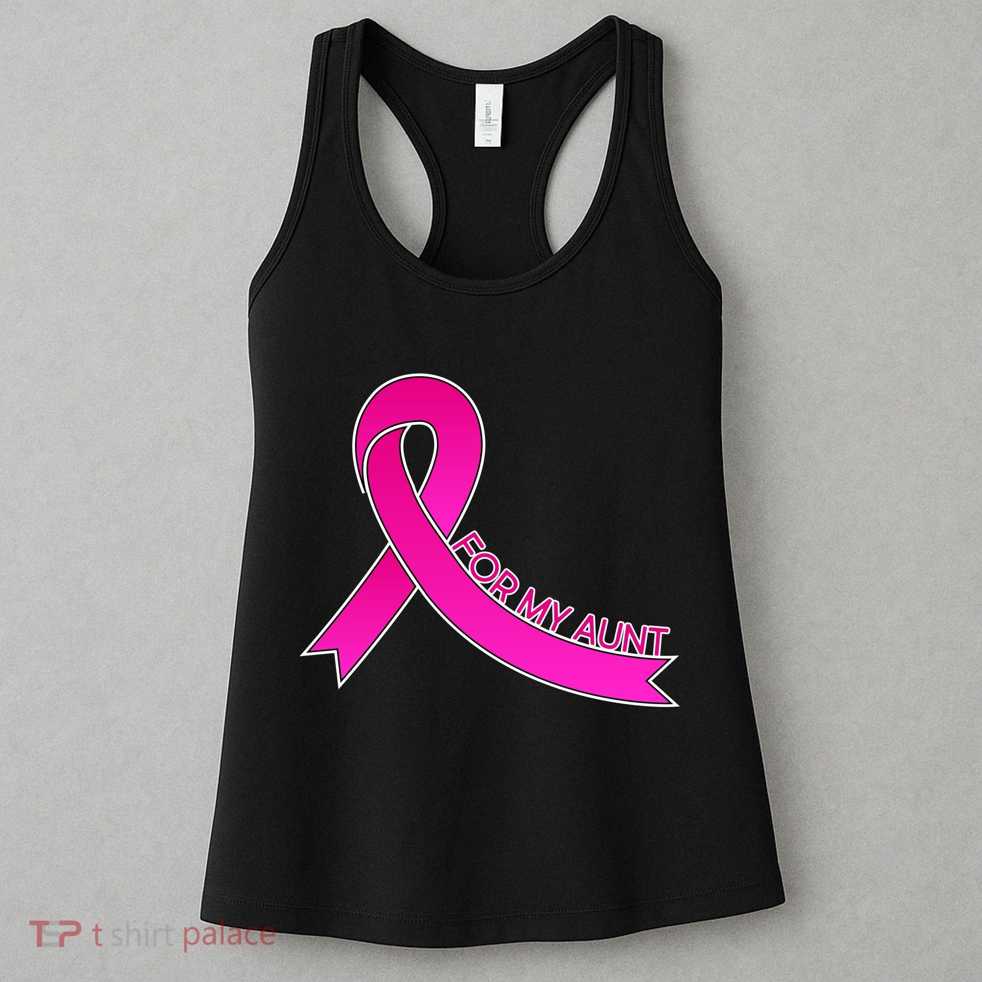 Wear Pink For My Aunt Breast Cancer Awareness Women's Tank Top