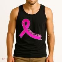 Wear Pink For My Aunt Breast Cancer Awareness Tank Top thumb 3