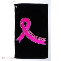 Wear Pink For My Aunt Breast Cancer Awareness Golf Towel thumb 0