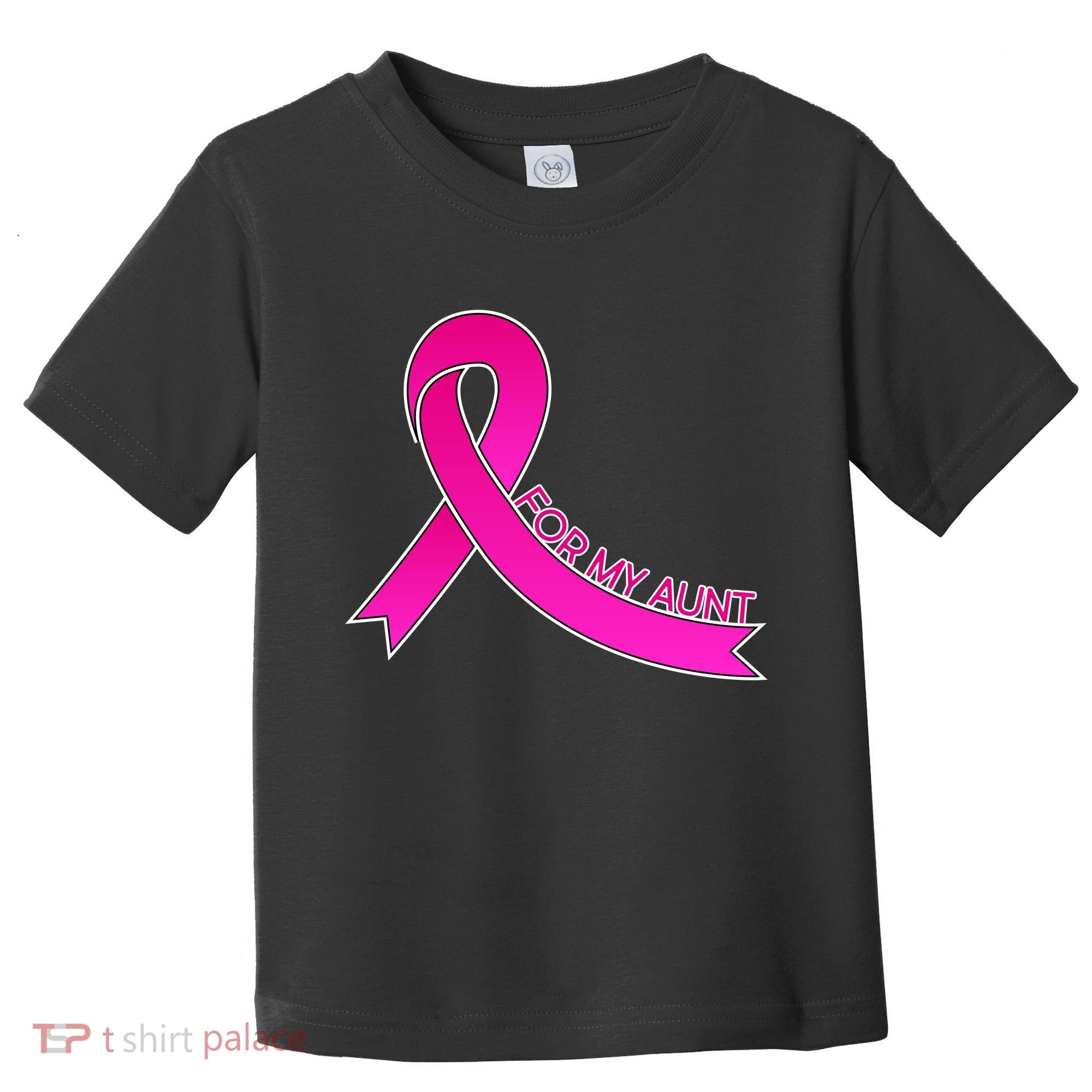 Wear Pink For My Aunt Breast Cancer Awareness Toddler T-Shirt