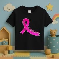 Wear Pink For My Aunt Breast Cancer Awareness Toddler T-Shirt thumb 3