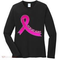 Wear Pink For My Aunt Breast Cancer Awareness Women's Long Sleeve Shirt thumb 0