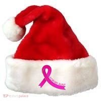 Wear Pink For My Aunt Breast Cancer Awareness Santa Hat thumb 0