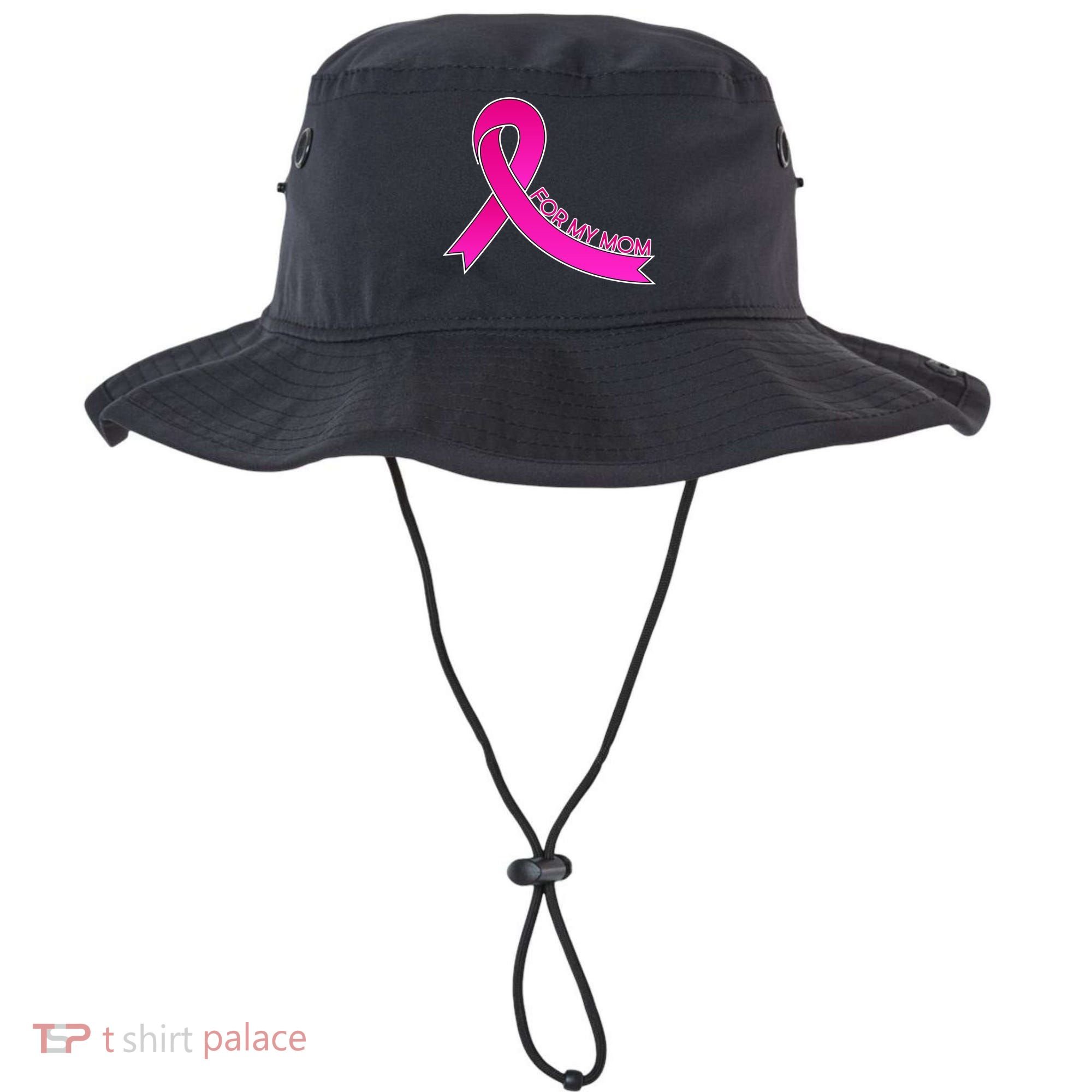 Wear Pink For My Mom Breast Cancer Awareness Bucket Hat