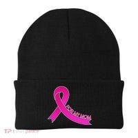 Wear Pink For My Mom Breast Cancer Awareness Beanie thumb 0