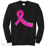 Wear Pink For My Sister Breast Cancer Awareness Sweatshirt thumb 0