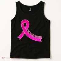 Wear Pink For My Sister Breast Cancer Awareness Tank Top thumb 2