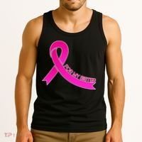Wear Pink For My Sister Breast Cancer Awareness Tank Top thumb 3