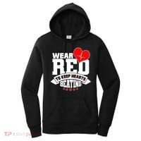 Wear Red To Keep Hearts Beating Heart Health Awareness Women's Hoodie thumb 0
