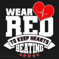Wear Red To Keep Hearts Beating Heart Health Awareness Women's Hoodie thumb 2