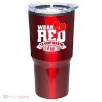 Wear Red To Keep Hearts Beating Heart Health Awareness Tumbler thumb 0