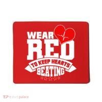 Wear Red To Keep Hearts Beating Heart Health Awareness Mousepad thumb 0