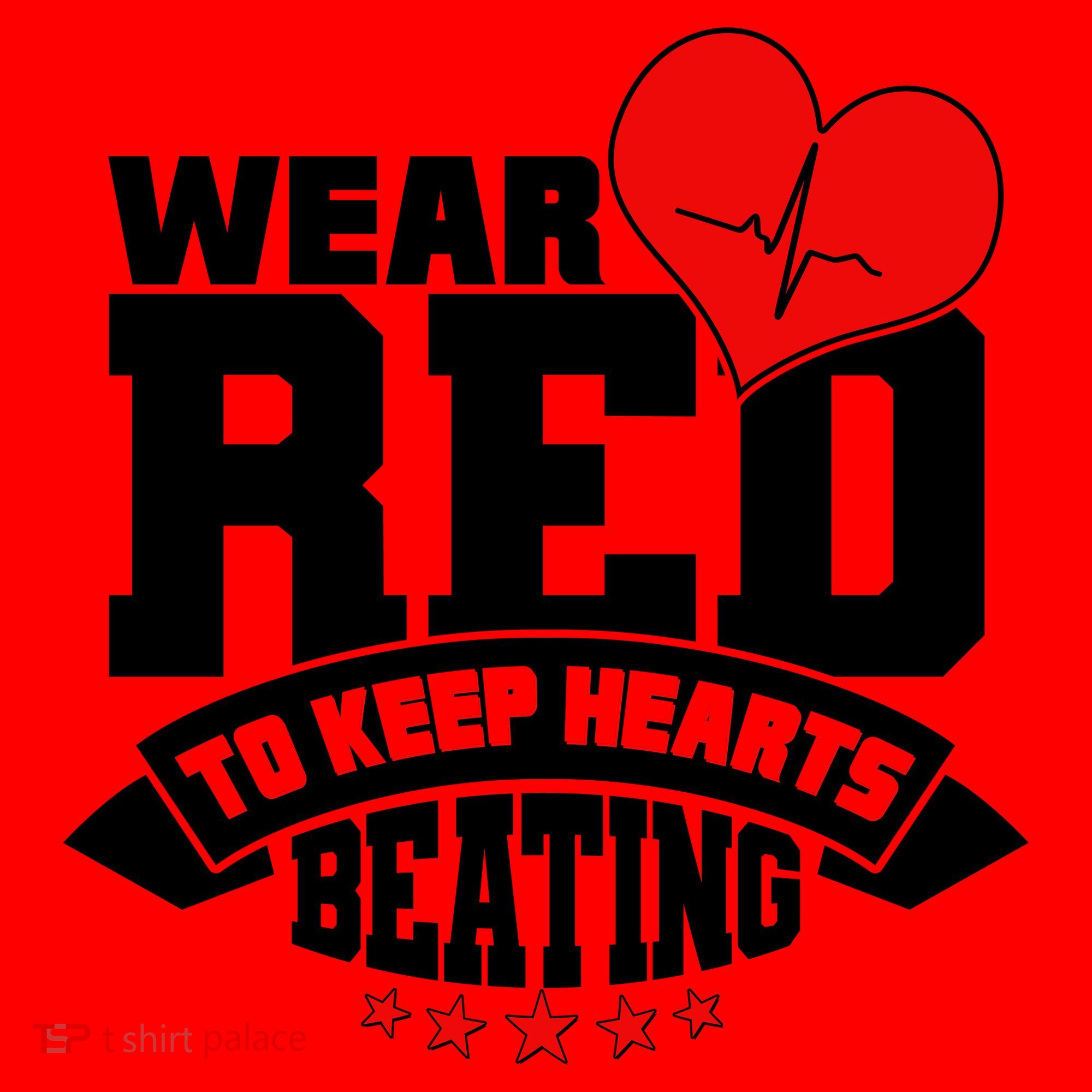 Wear Red To Keep Hearts Beating Heart Health Awareness Santa Hat