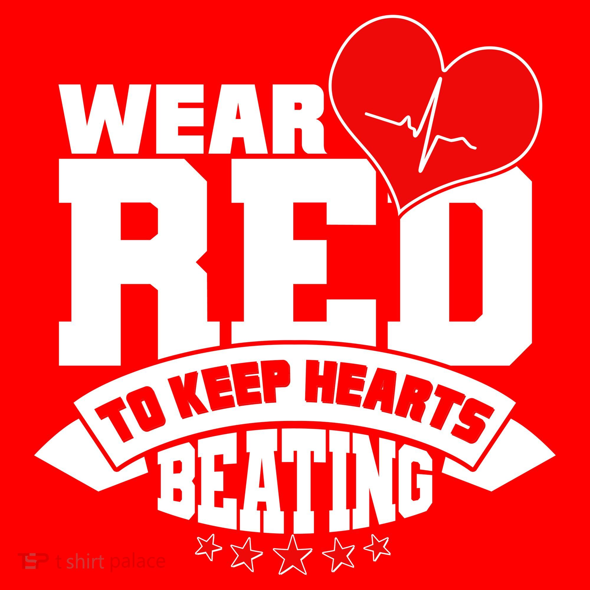 Wear Red To Keep Hearts Beating Heart Health Awareness Tank Top