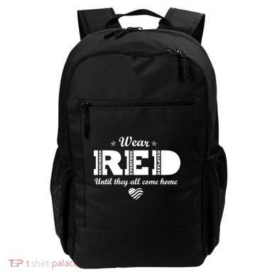 Wear Red Until They All Come Home Backpack