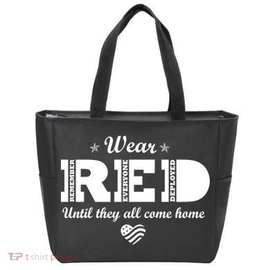 Wear Red Until They All Come Home Tote Bag