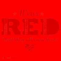 Wear Red Until They All Come Home Santa Hat thumb 1