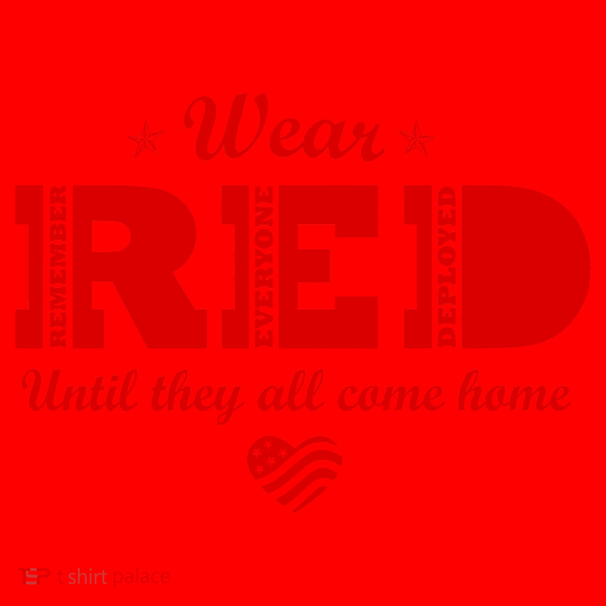 Wear Red Until They All Come Home Santa Hat