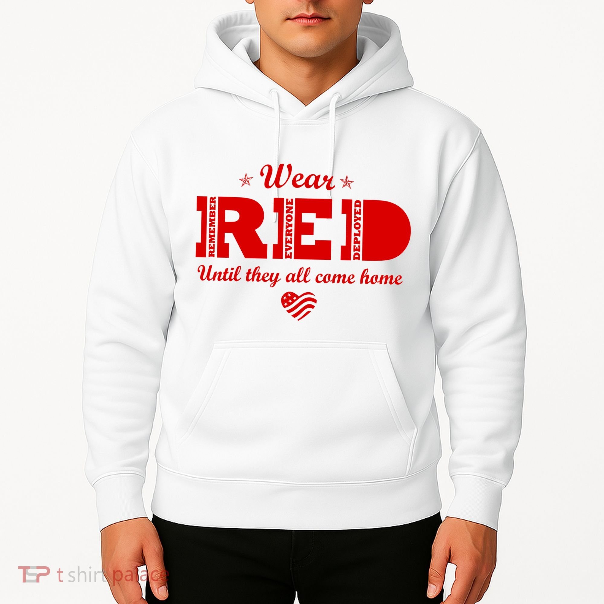 Wear Red Until They All Come Home Hoodie
