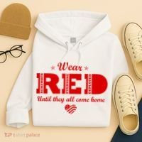 Wear Red Until They All Come Home Hoodie thumb 4