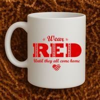 Wear Red Until They All Come Home Coffee Mug thumb 2