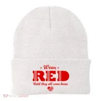 Wear Red Until They All Come Home Beanie thumb 0