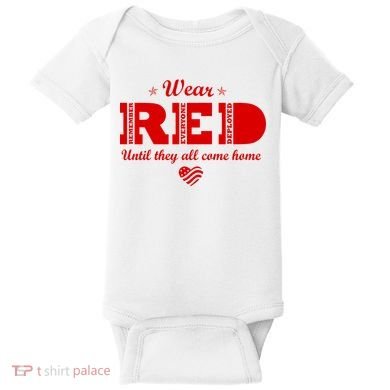 Wear Red Until They All Come Home Baby Bodysuit