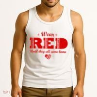 Wear Red Until They All Come Home Tank Top thumb 3