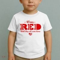 Wear Red Until They All Come Home Toddler T-Shirt thumb 2