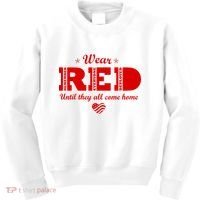 Wear Red Until They All Come Home Kids Sweatshirt thumb 0