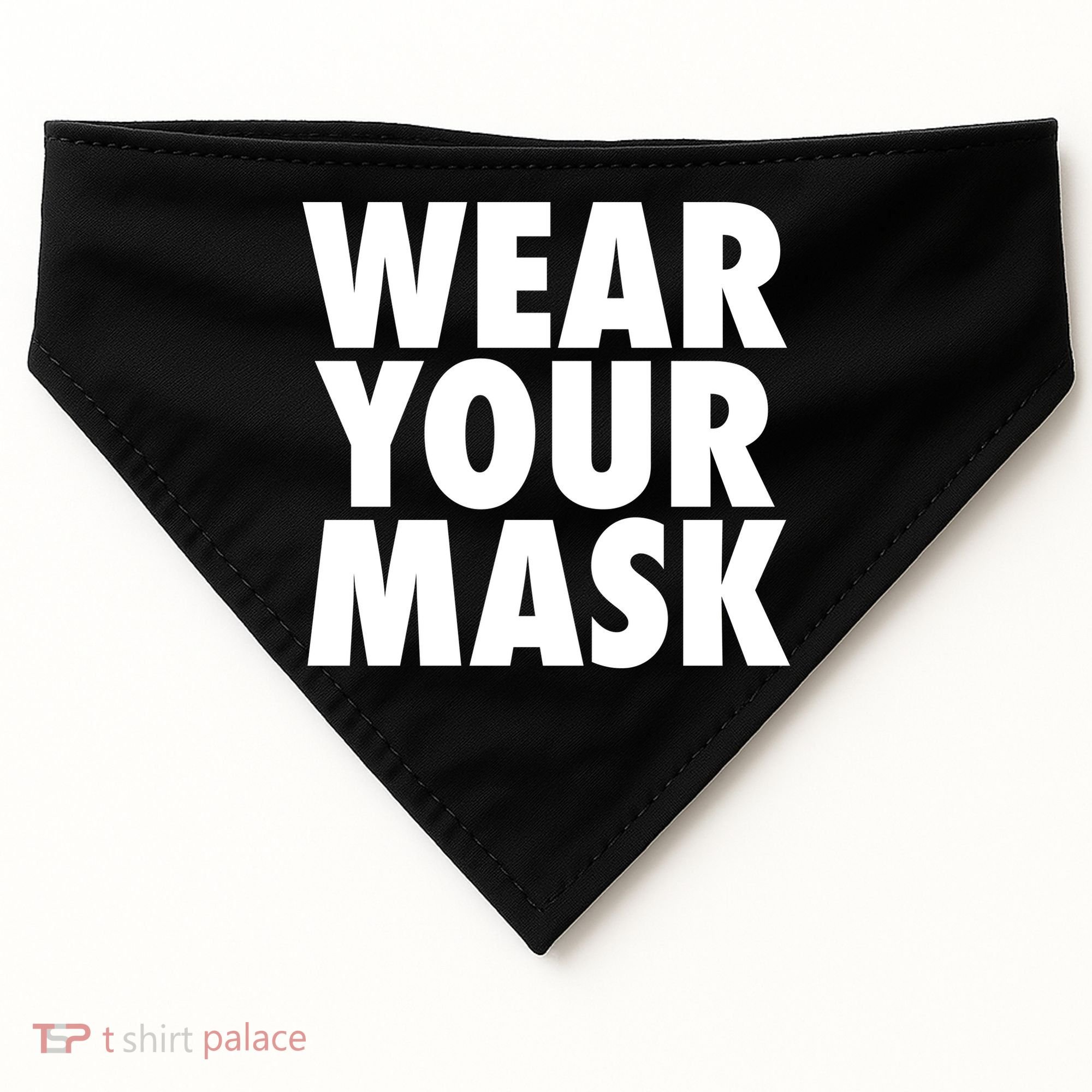 Wear Your Mask USA-Made Doggie Bandana