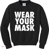 Wear Your Mask Kids Sweatshirt thumb 0