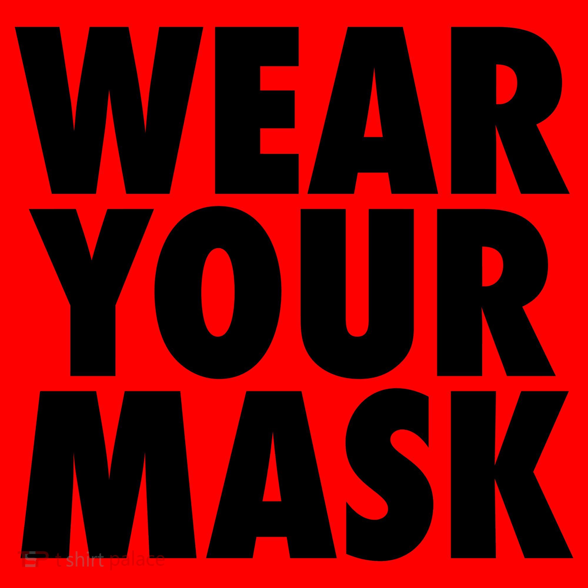 Wear Your Mask Santa Hat