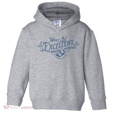 What Excellent Boiled Potatoes Meme Funny Book Lovers Toddler Hoodie