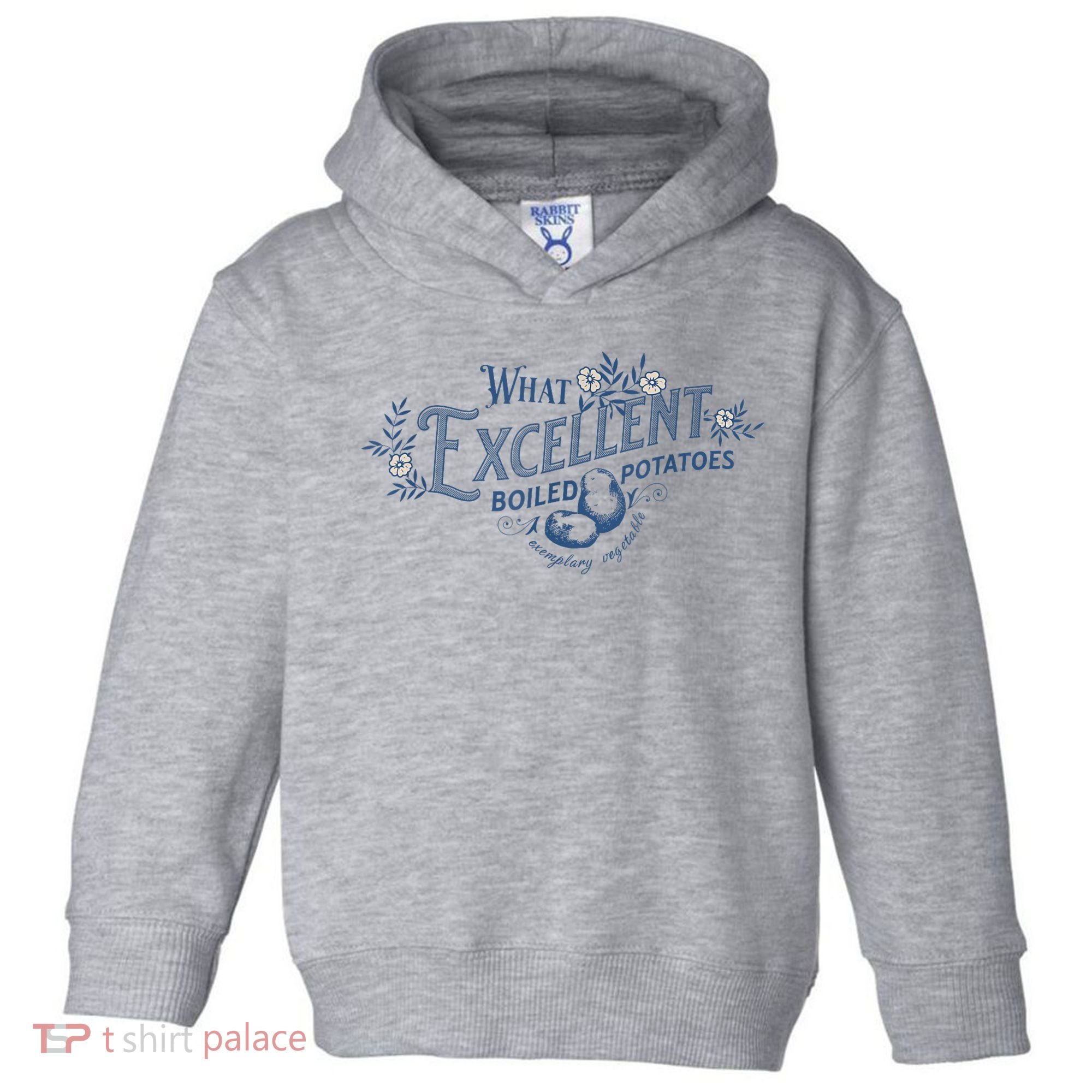 What Excellent Boiled Potatoes Meme Funny Book Lovers Toddler Hoodie
