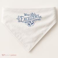 What Excellent Boiled Potatoes Meme Funny Book Lovers USA-Made Doggie Bandana thumb 0
