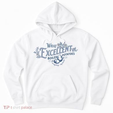 What Excellent Boiled Potatoes Meme Funny Book Lovers Hoodie