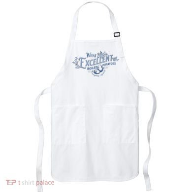 What Excellent Boiled Potatoes Meme Funny Book Lovers Apron