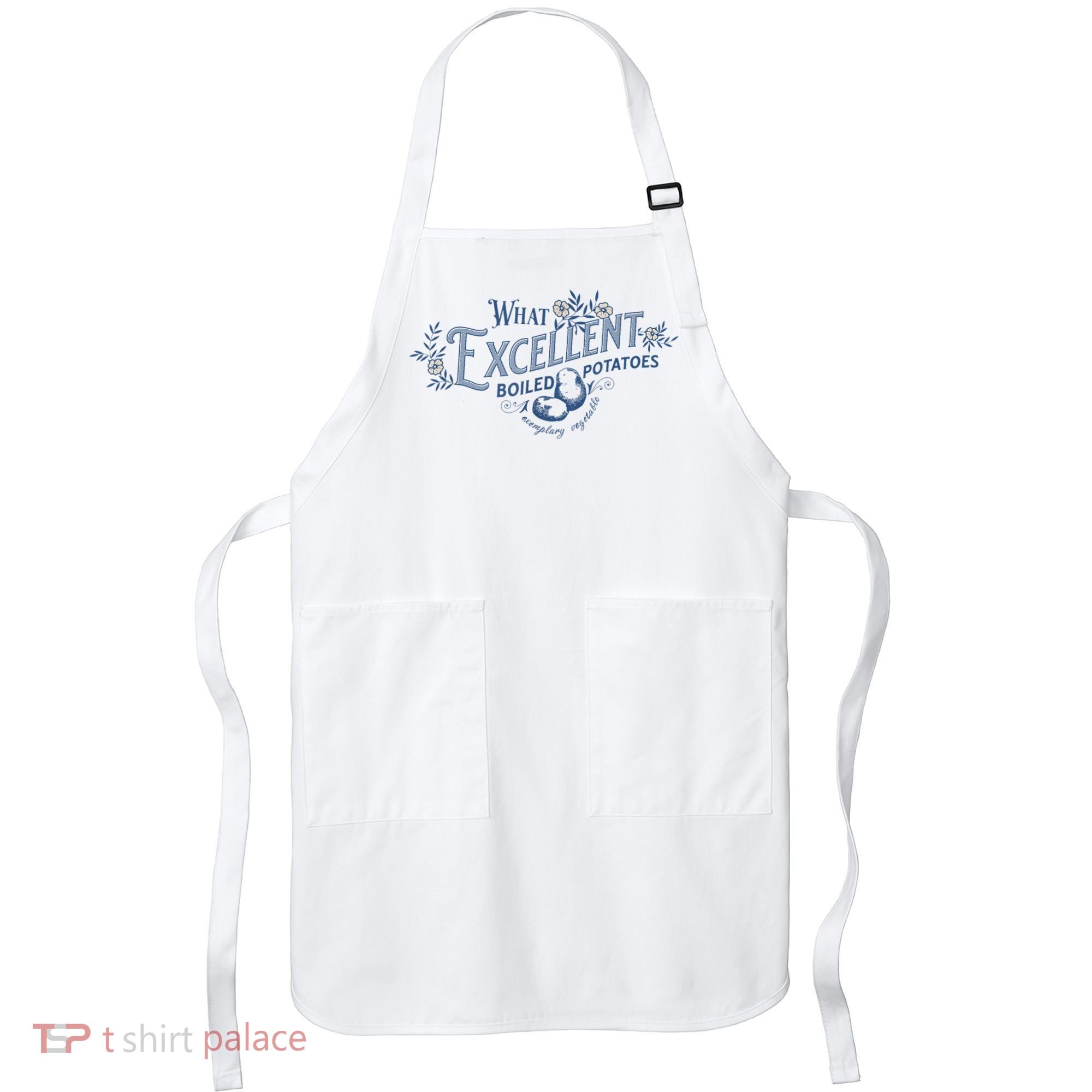What Excellent Boiled Potatoes Meme Funny Book Lovers Apron